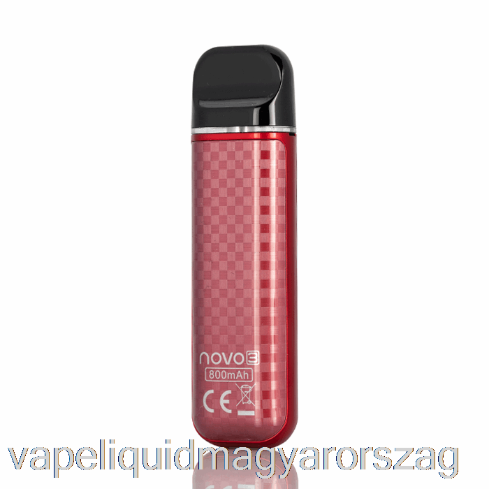 Smok Novo 3 25w Pod Rendszer Vörös Szénszálas Vape E Cigi